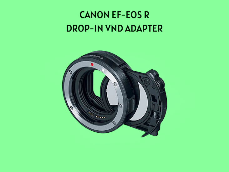 Canon ef-eos r drop-in vnd adapter (w/ clear drop-in & case)