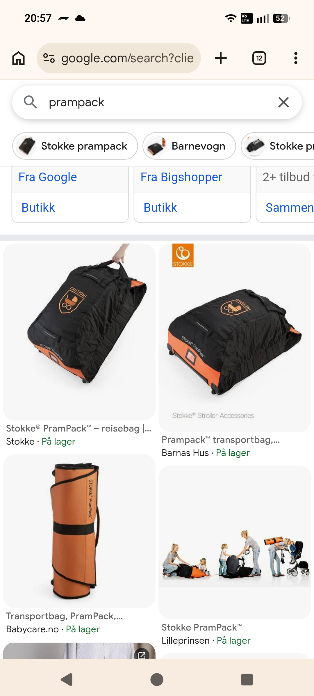 Stokke prampack