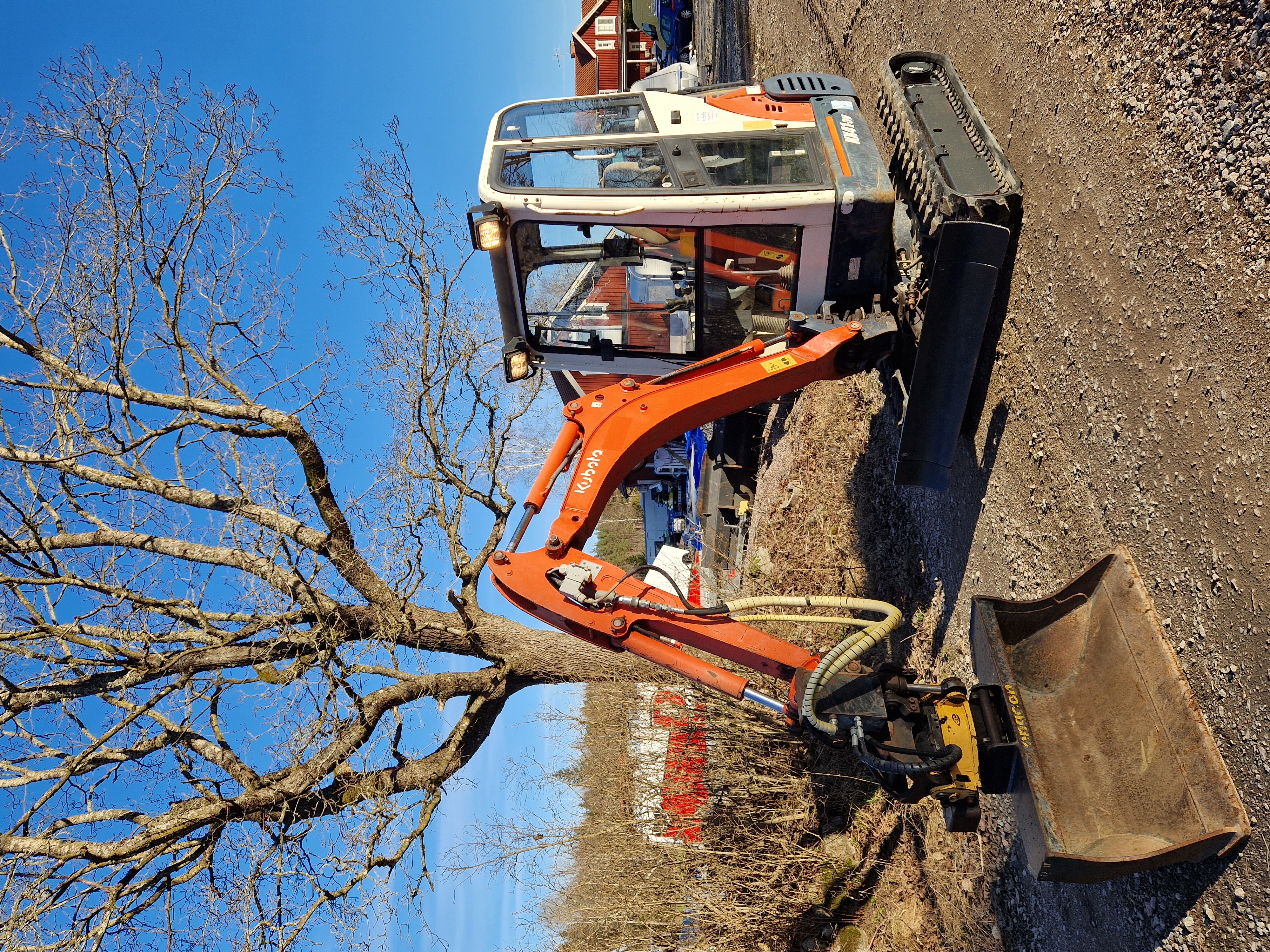 Kubota 1,7t med rototilt