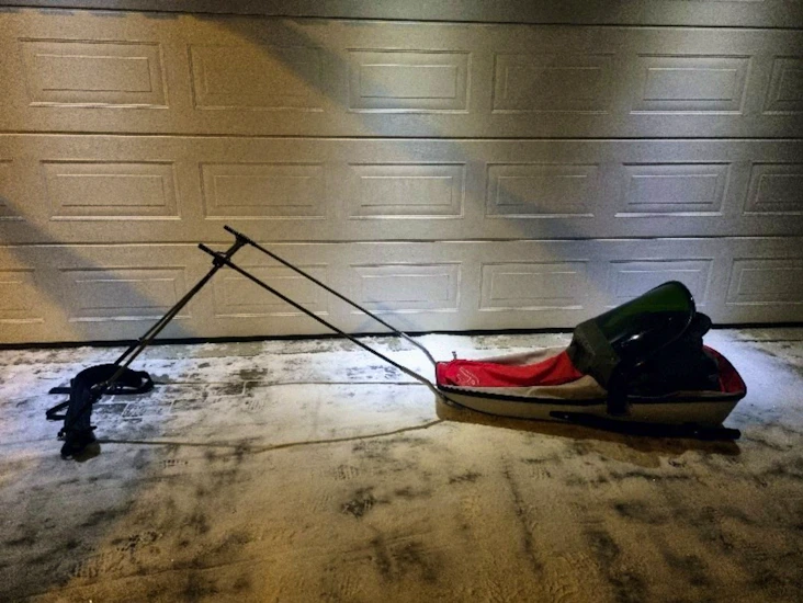 Fjellpulken classic, med drag.