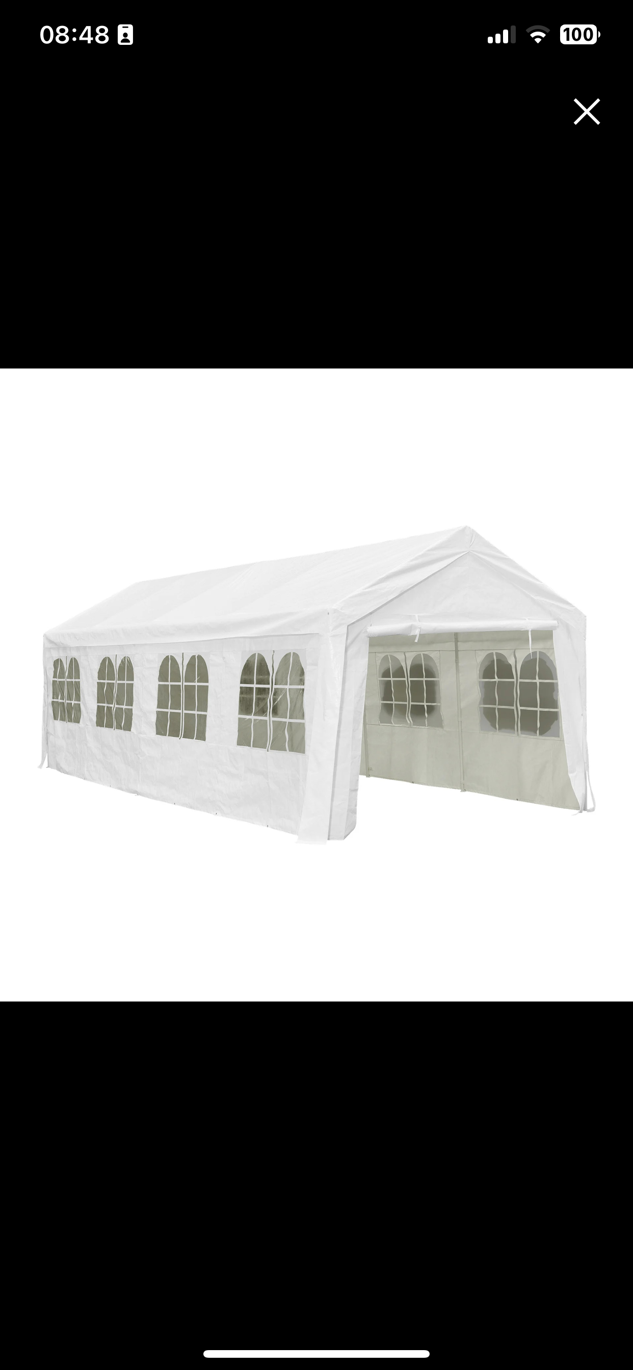Partytält paket 3x8m (nr:2)