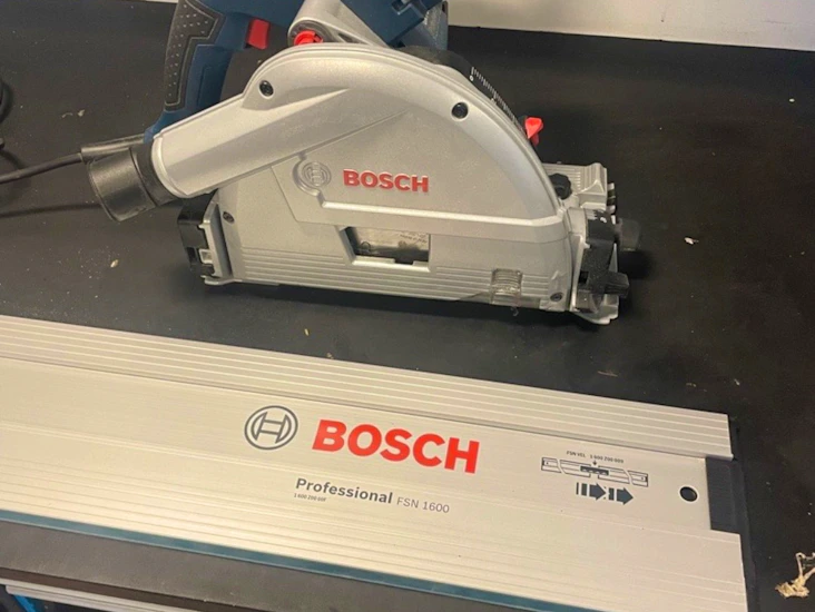 Sänksåg bosch gkt55 med skena