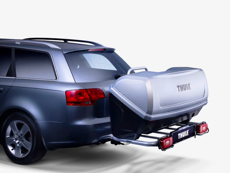 Thule lastbox (dragkroksmonterad)