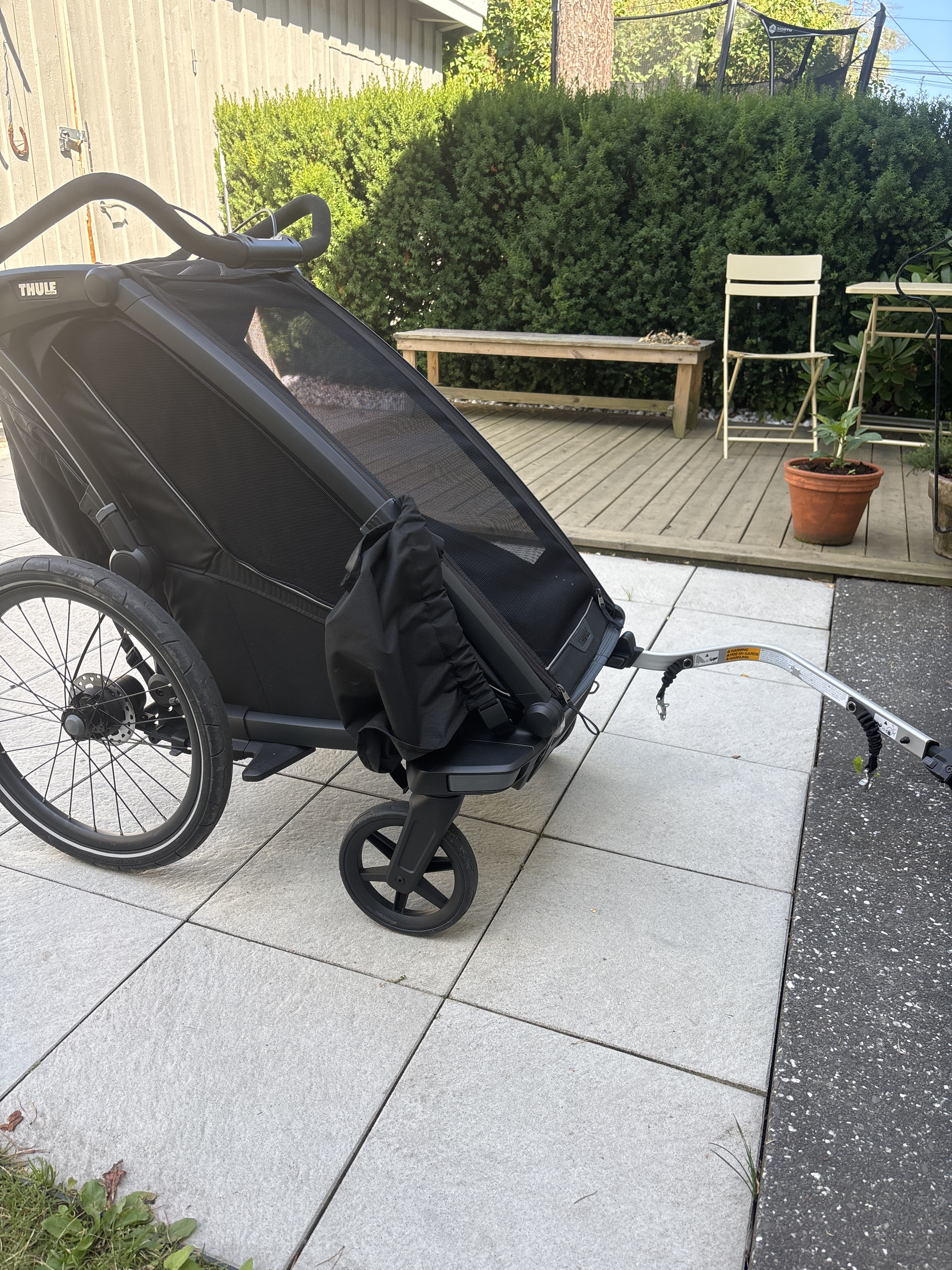 Thule chariot sport 2 gen3 sykkelvogn sort, 1-seters
