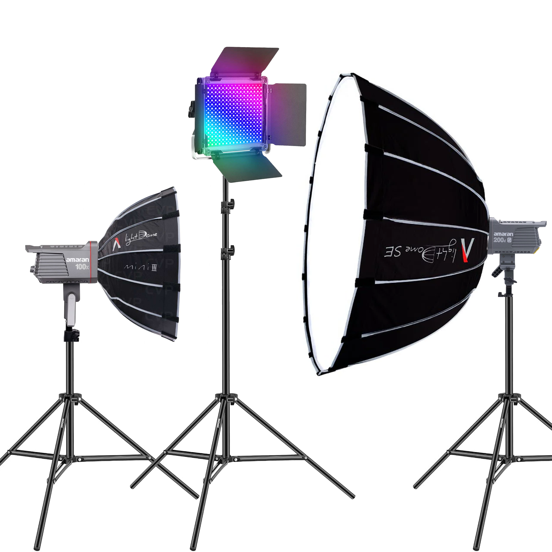Full lighting setup - aputure amaran / neewer