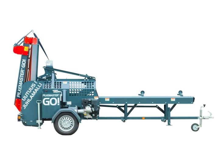 Pilkemaster go vedmaskin - kan trekkes lovlig på vei.