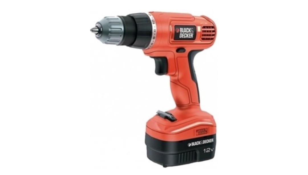 Black&decker 12v drill med batteri