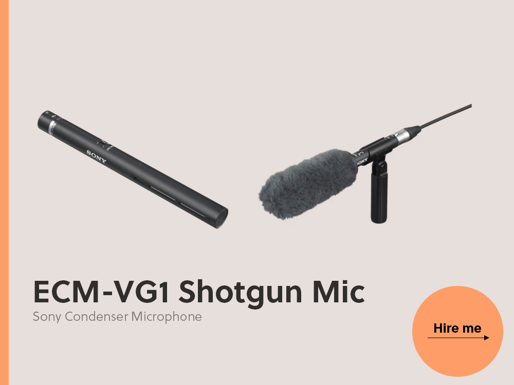 Sony ecm-vg1 shotgun mic