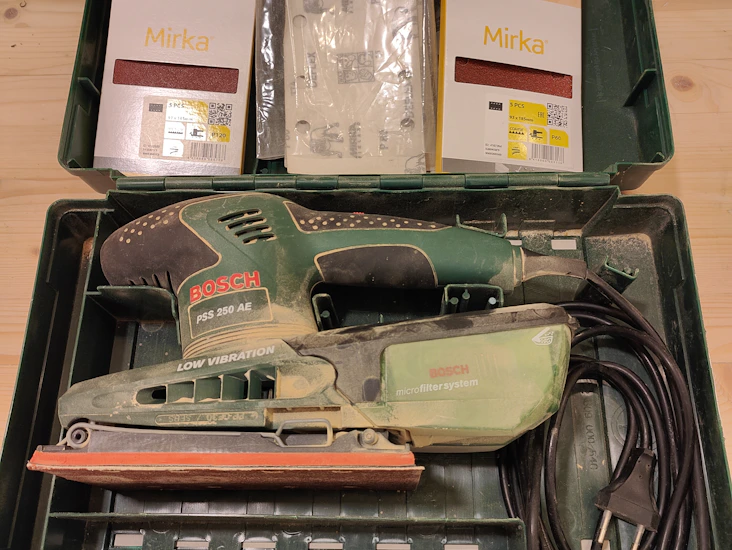 Tasohiomakone bosch pss 250 ae