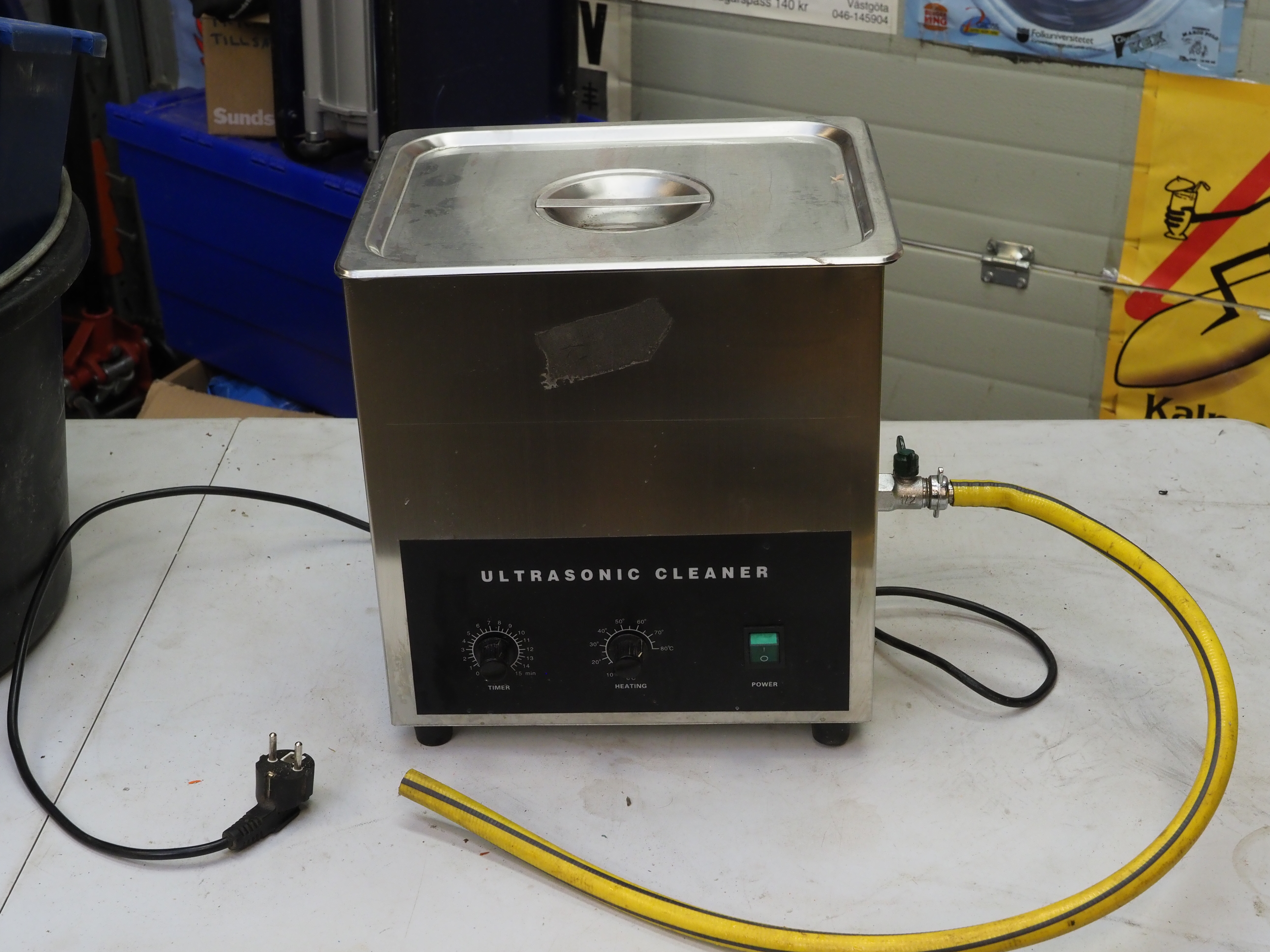 Ultraljustvätt 10 liter, med värme (80 graders och timer)