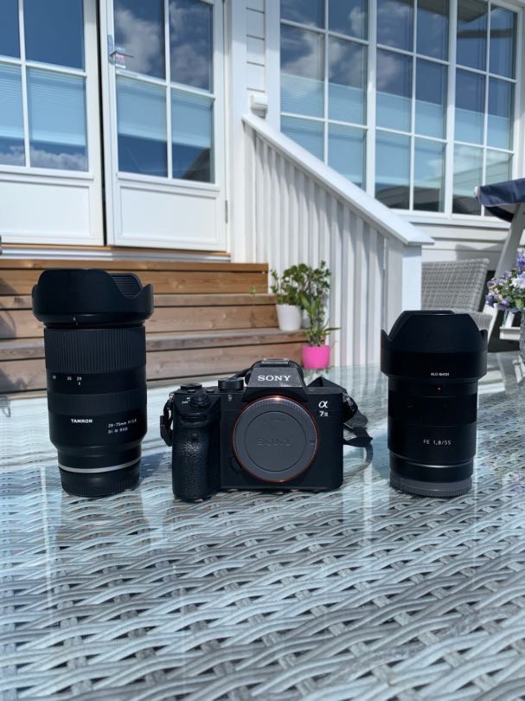 Sony a7iii+zeiss 55 f1.8 + tamron 28-75 f2.8