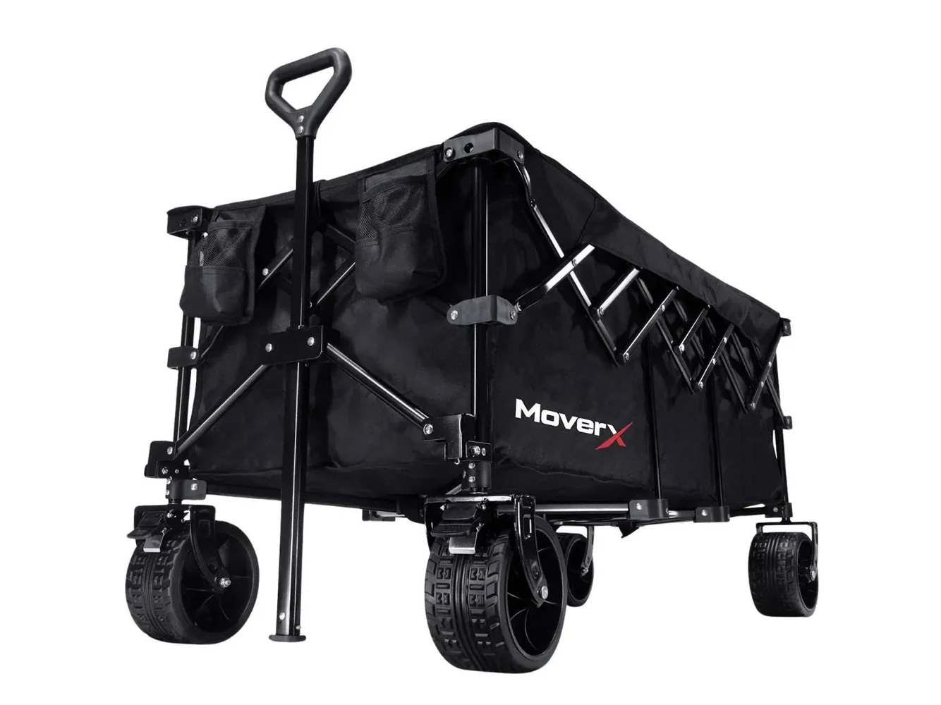 Large heavy duty 300l folding camping trolley festival wagon