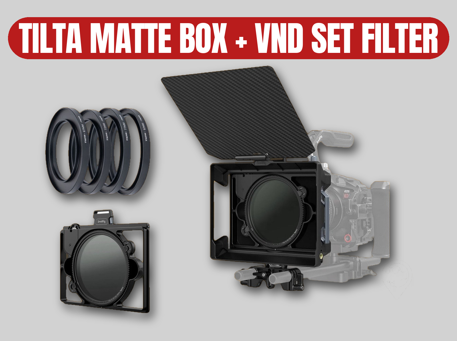 Tilta startrail matte box system | vnd filter set / variable nd / cinema lens