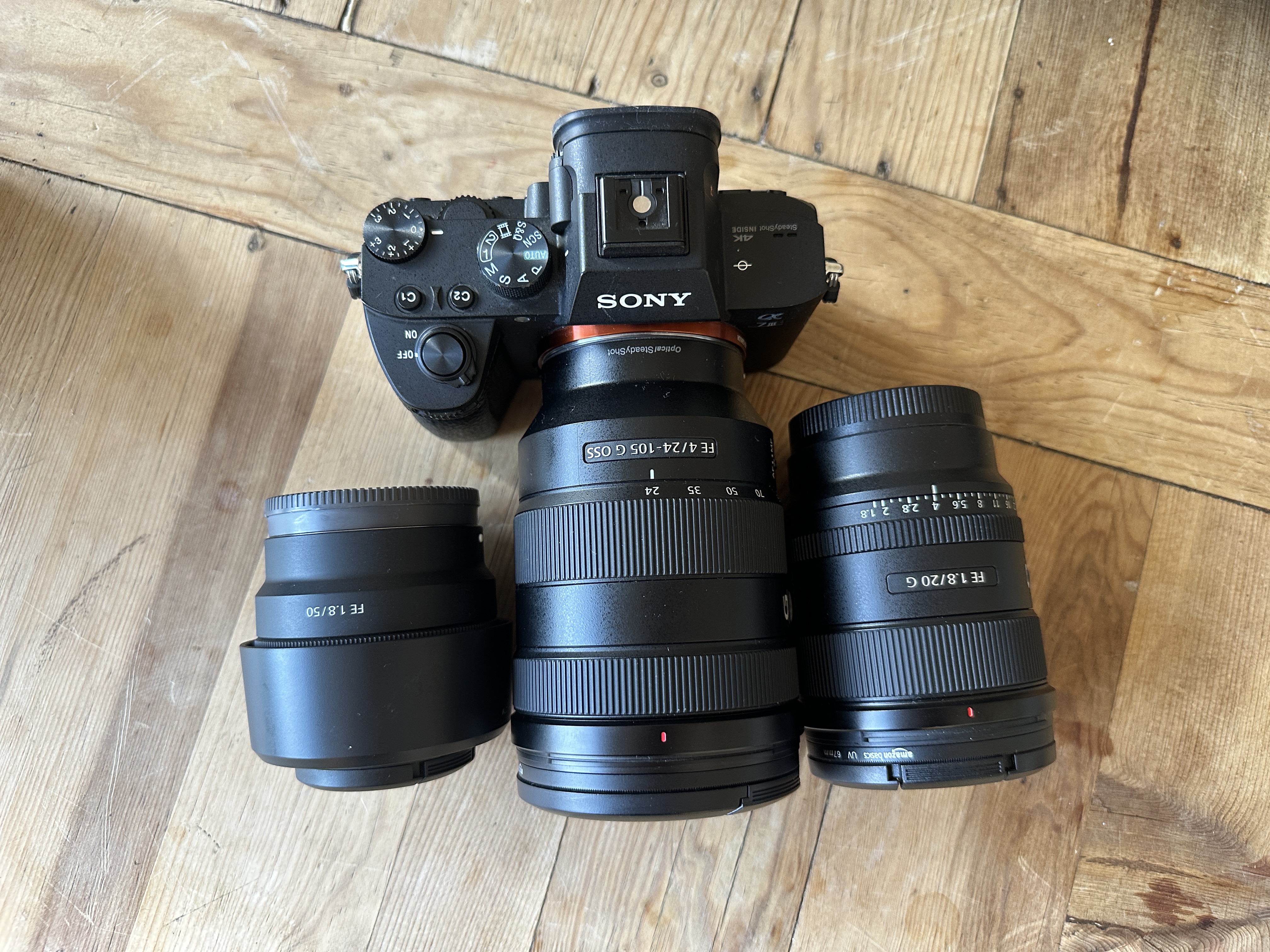 Sony a7iii bundle with g master lenses