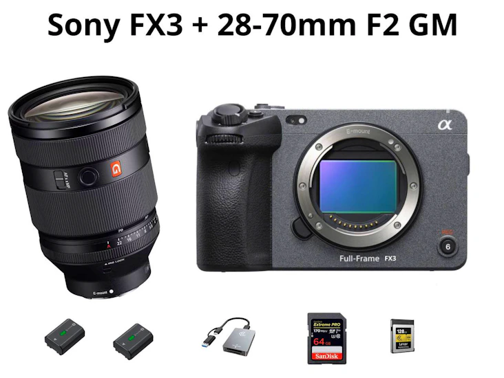 Sony fx3 + 28-70mm f2 gm / sony fx3 + fe 28-70mm
