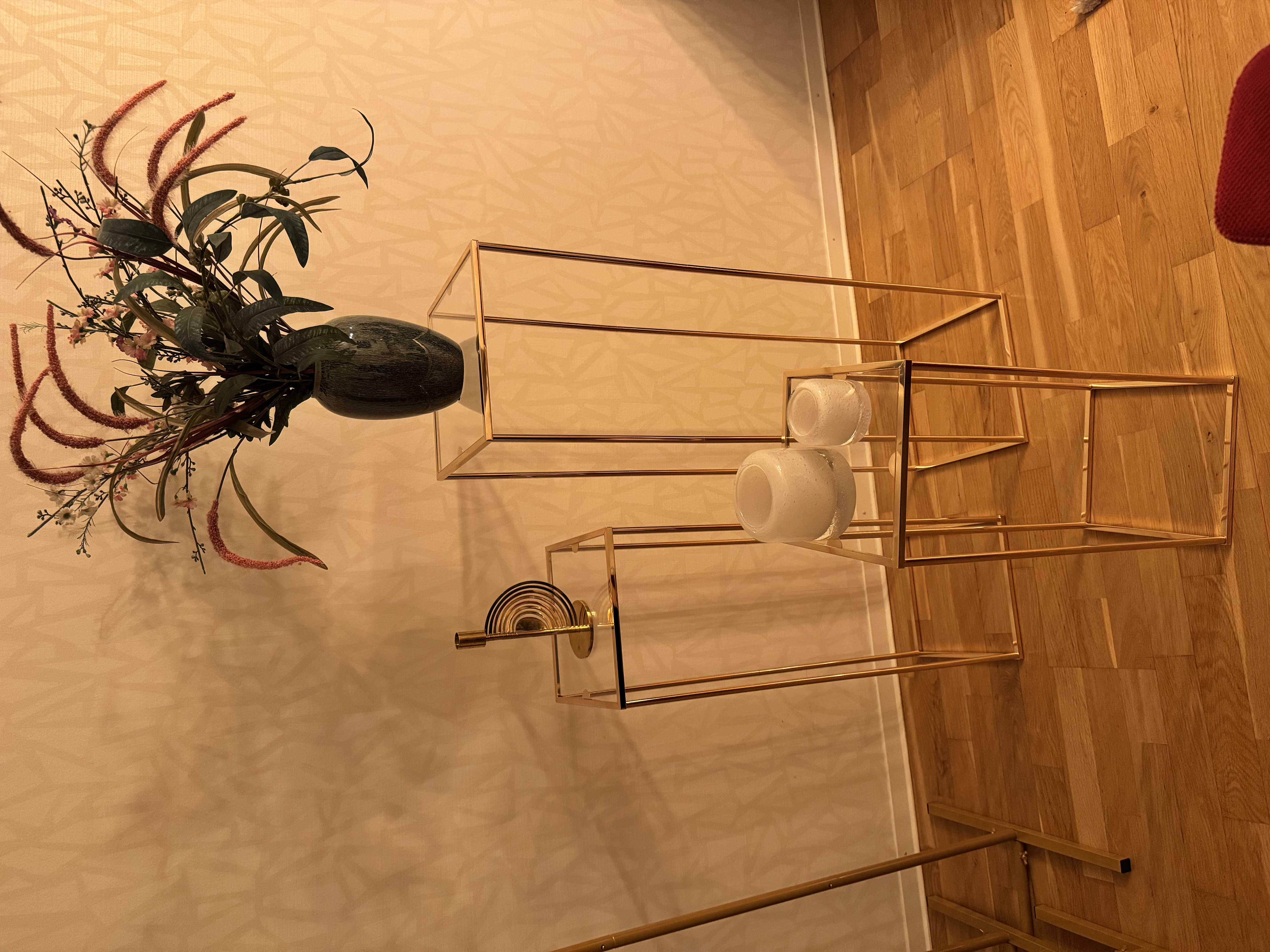 3 st dekorationsset piedestaler 