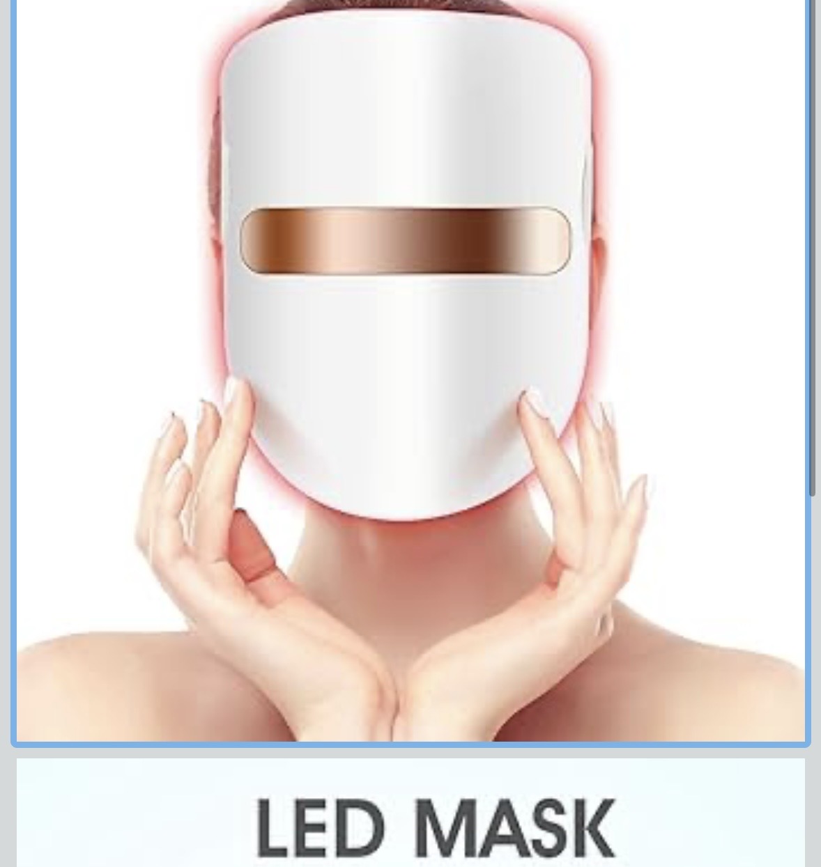 Hangsun light therapy acne treatment led mask ft350 facial therapy unlimited sessions for acne face skin treatment - individually lights of red/blue/orange
