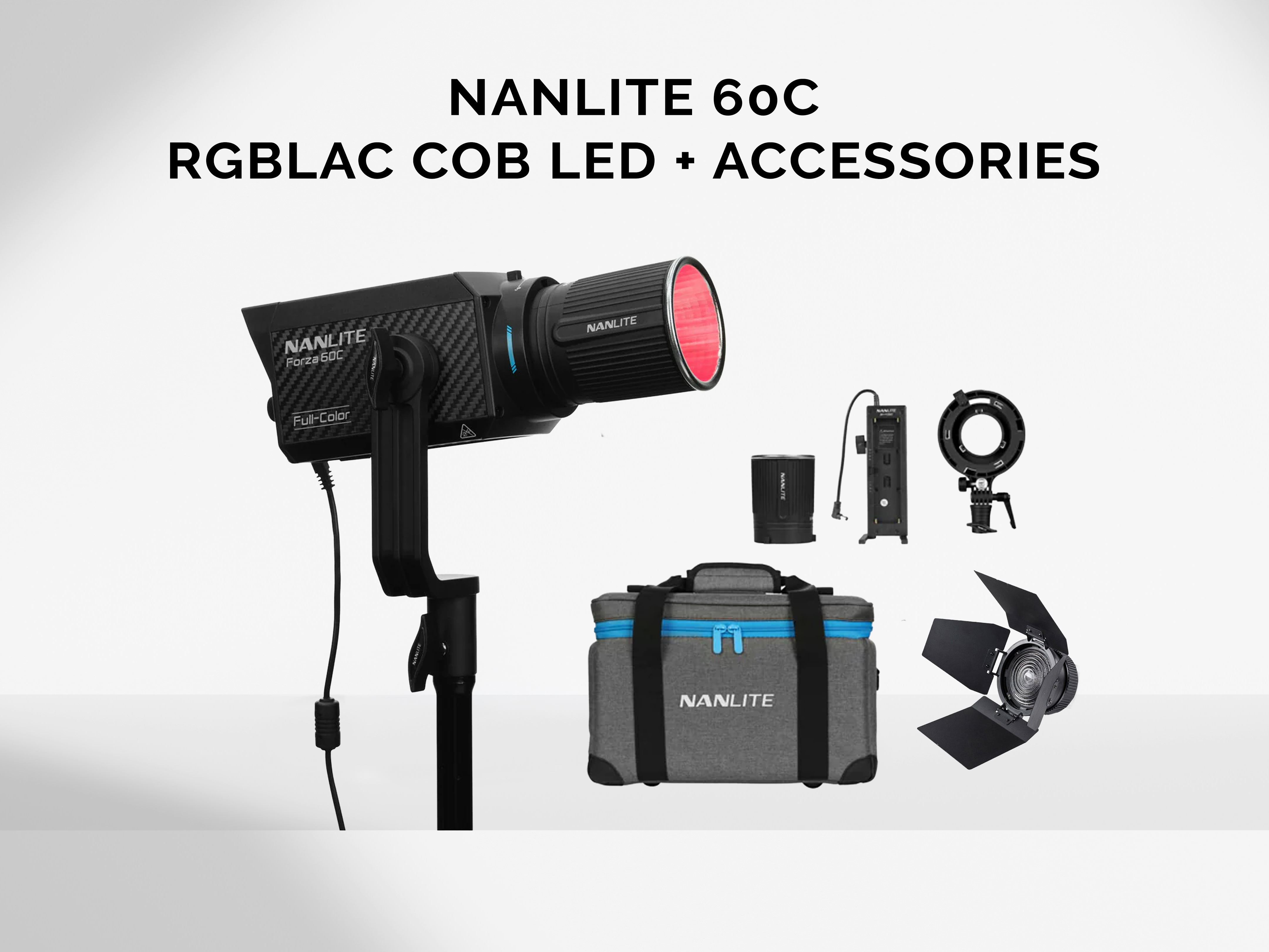Nanlite forza 60c colour rgb led film light like aputure 80c