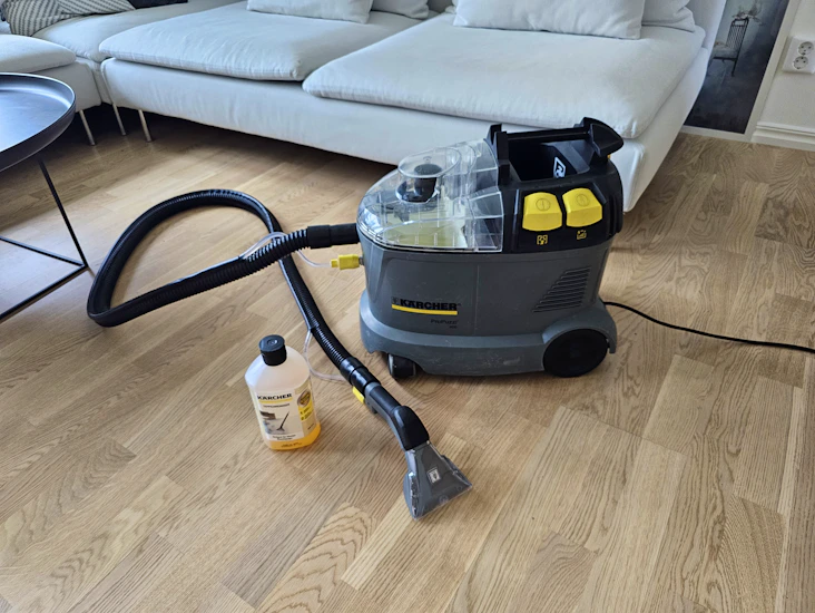 Textiltvätt kärcher pro puzzi