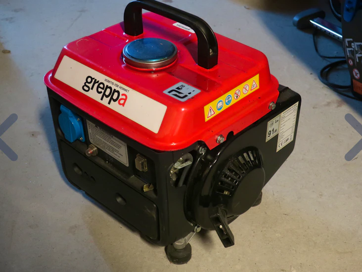 Greppa bensindrivet elverk