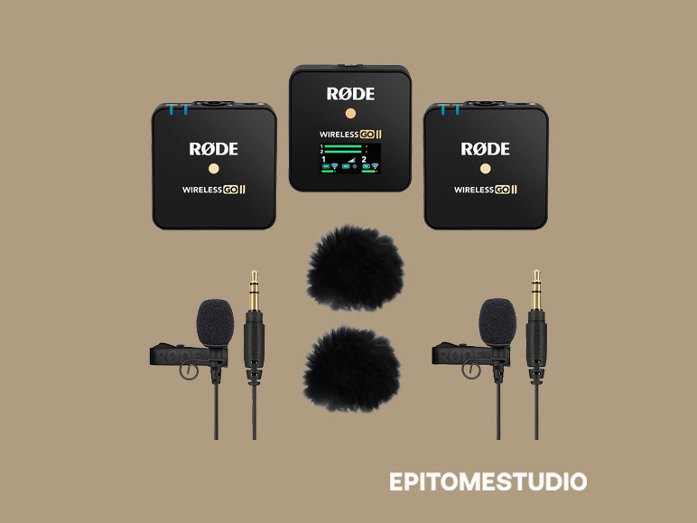 Rode wireless go ii dual channel wireless microphones + 2 x røde lavalier mics