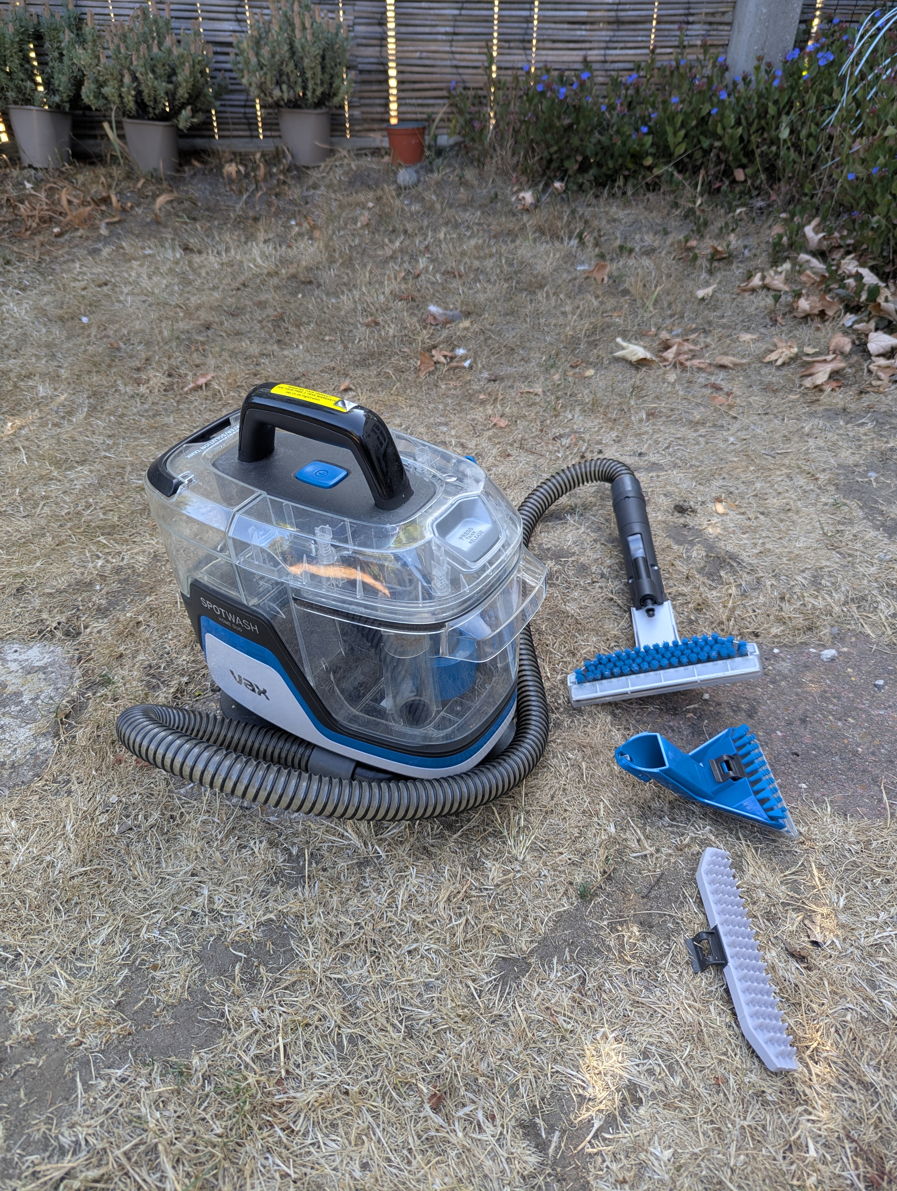 Vax spotwash home duo spot carpet washer multiple brushes