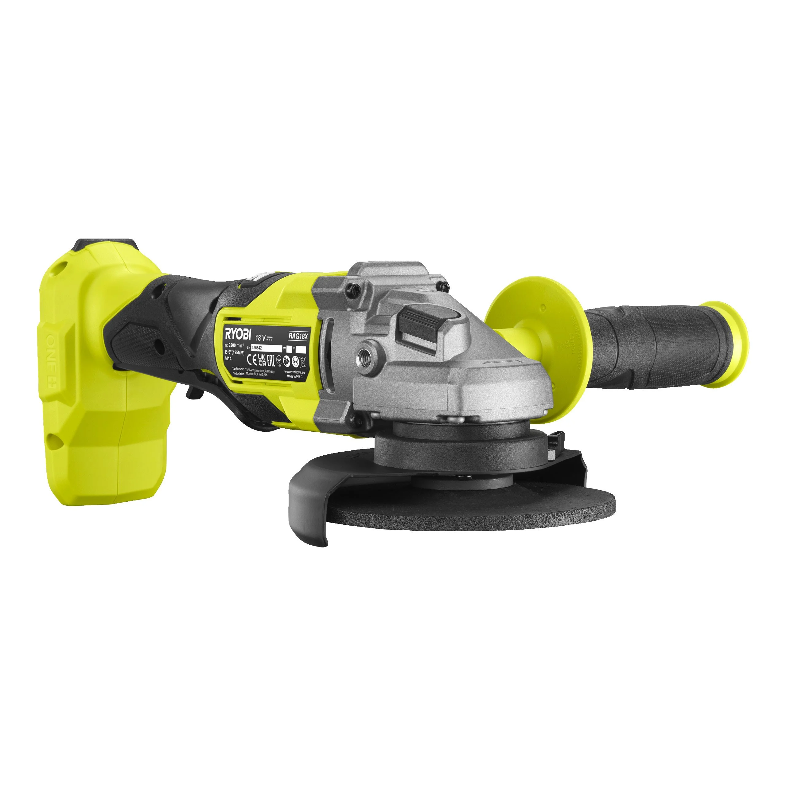 Ryobi one+ vinkelsliper hp børsteløs 18v