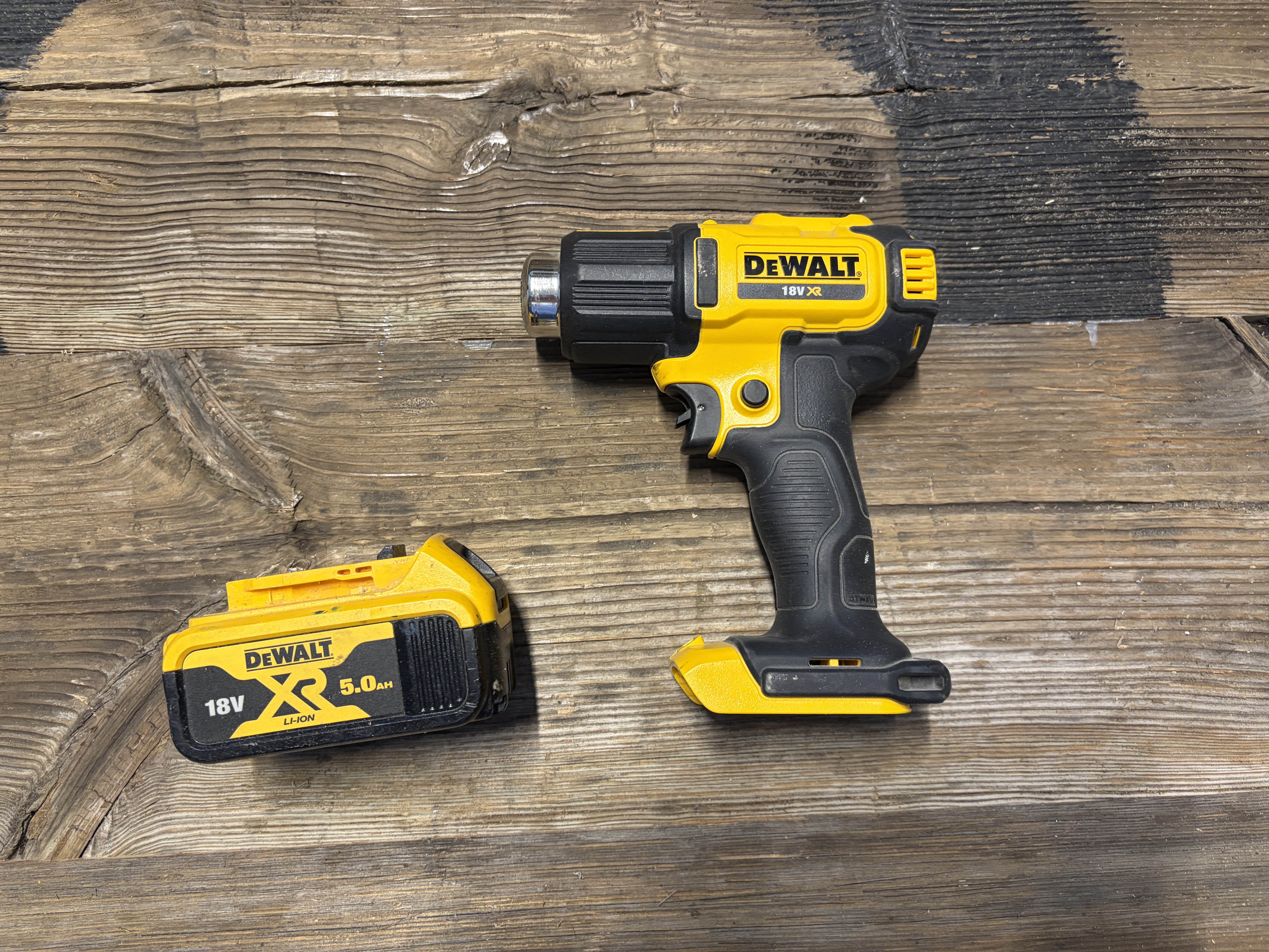 Dewalt dce530 18v xr varmluftpistol med batteri og lader 