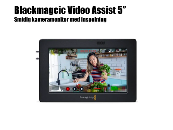 Blackmagic video assist 5" - videomonitor