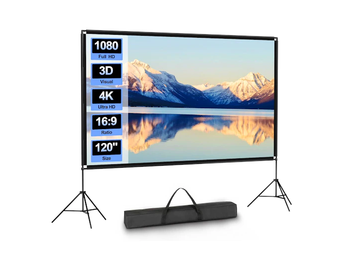Projektorduk 120 tum 4k hd