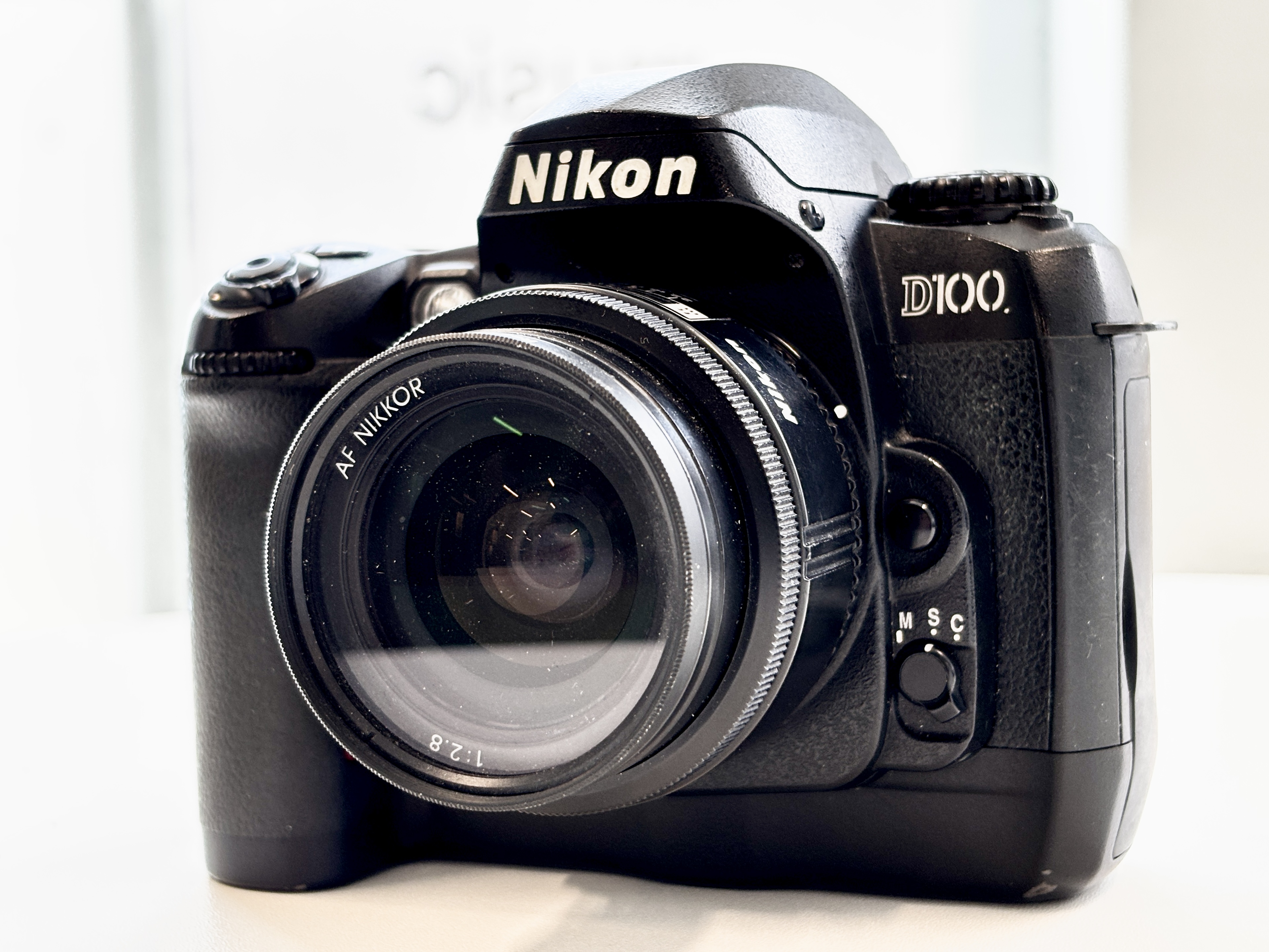 Nikon d100 + 24mm f2.8 nikkor lens