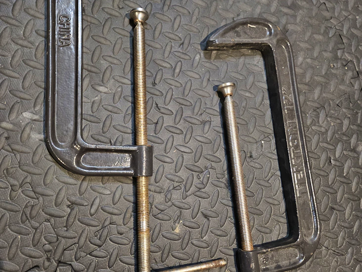 Heavy duty large 12" c clamps