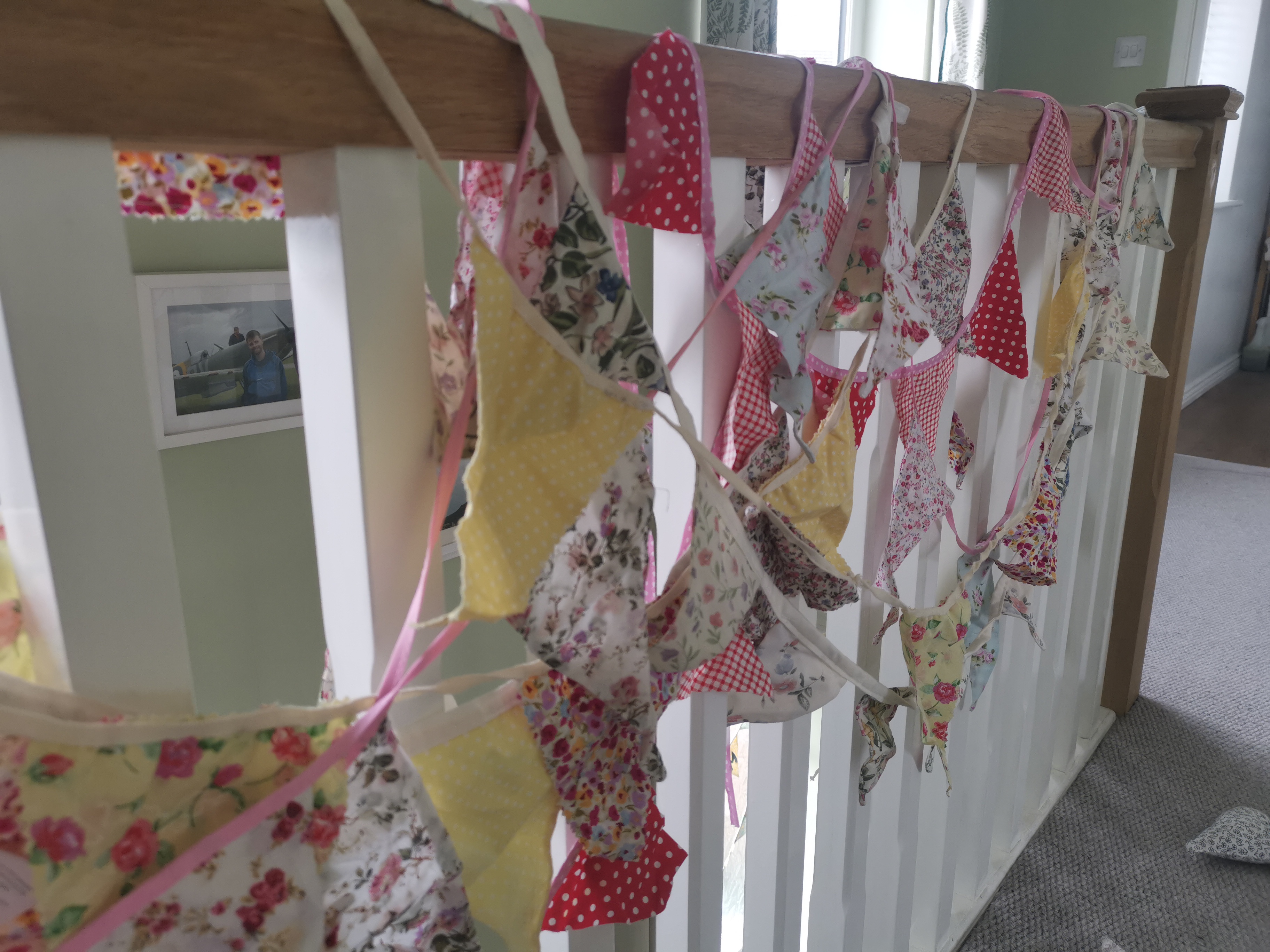 Multicoloured bunting