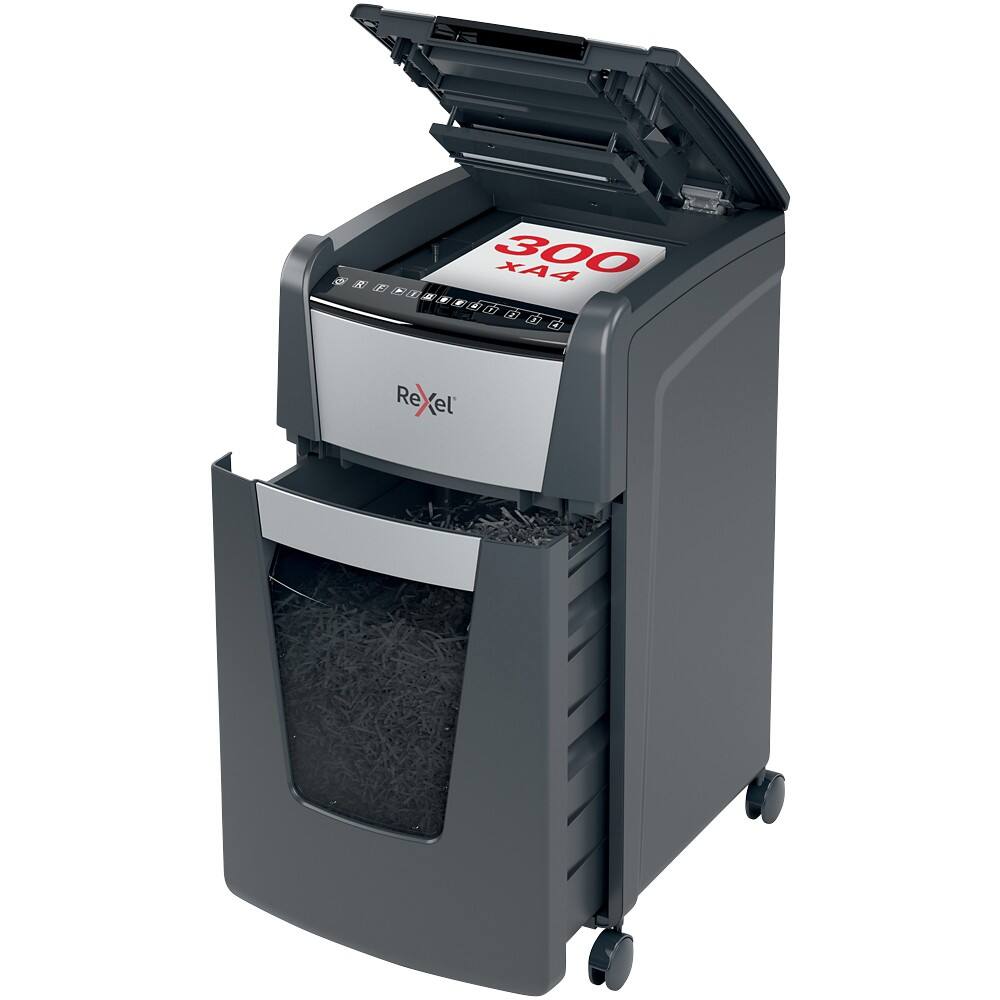 Rexel optimum autofeed+ 300x 330-sheet shredder
