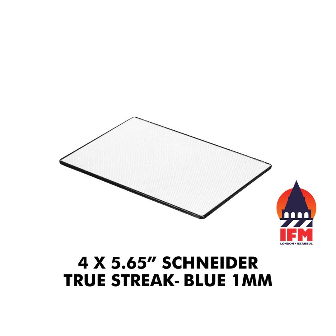 4 x 5.65” schneider true streak blue - 1mm