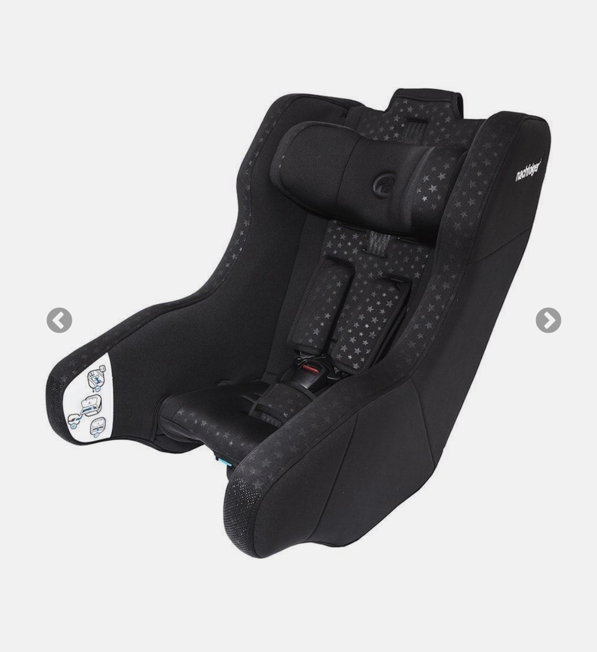 Oppblåsbar bilstol til reise