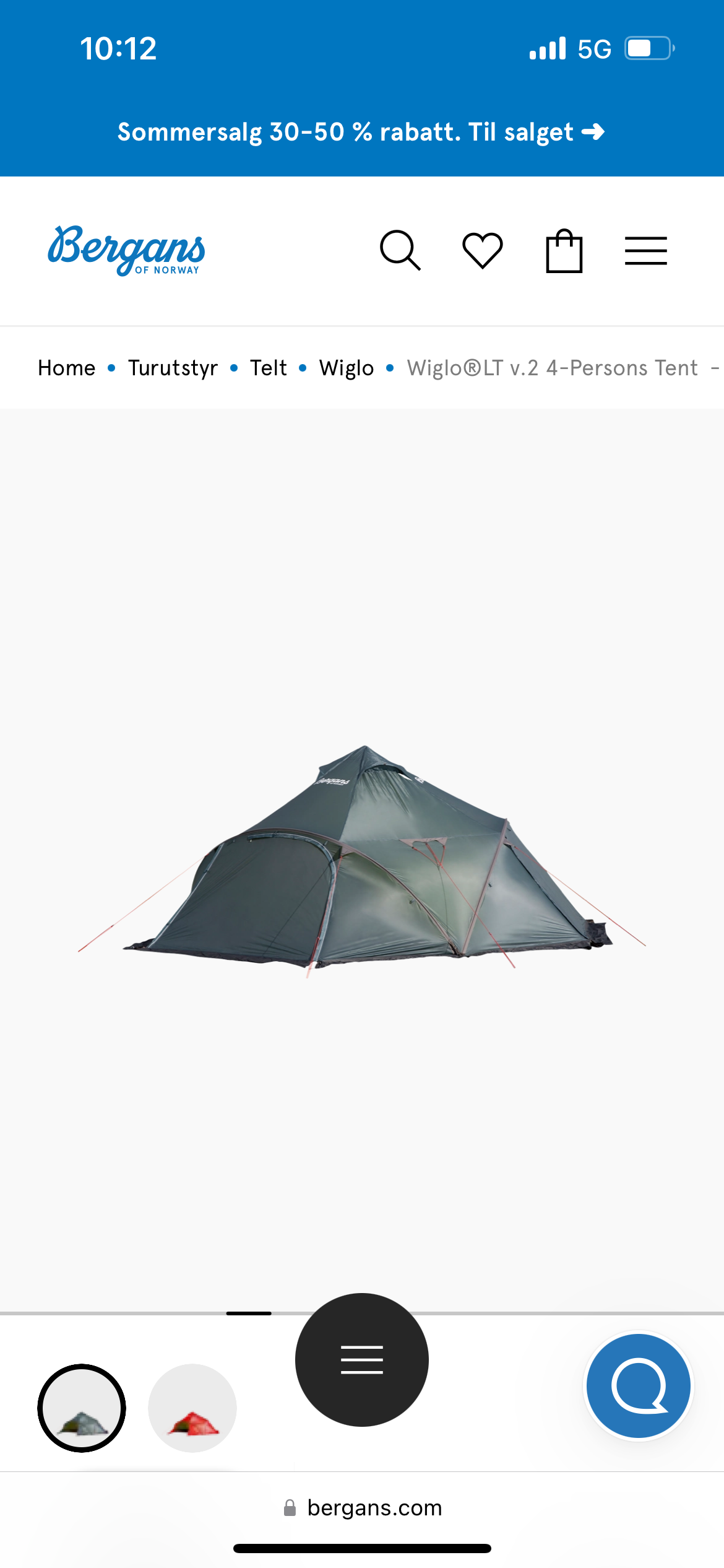 Bergans wiglo