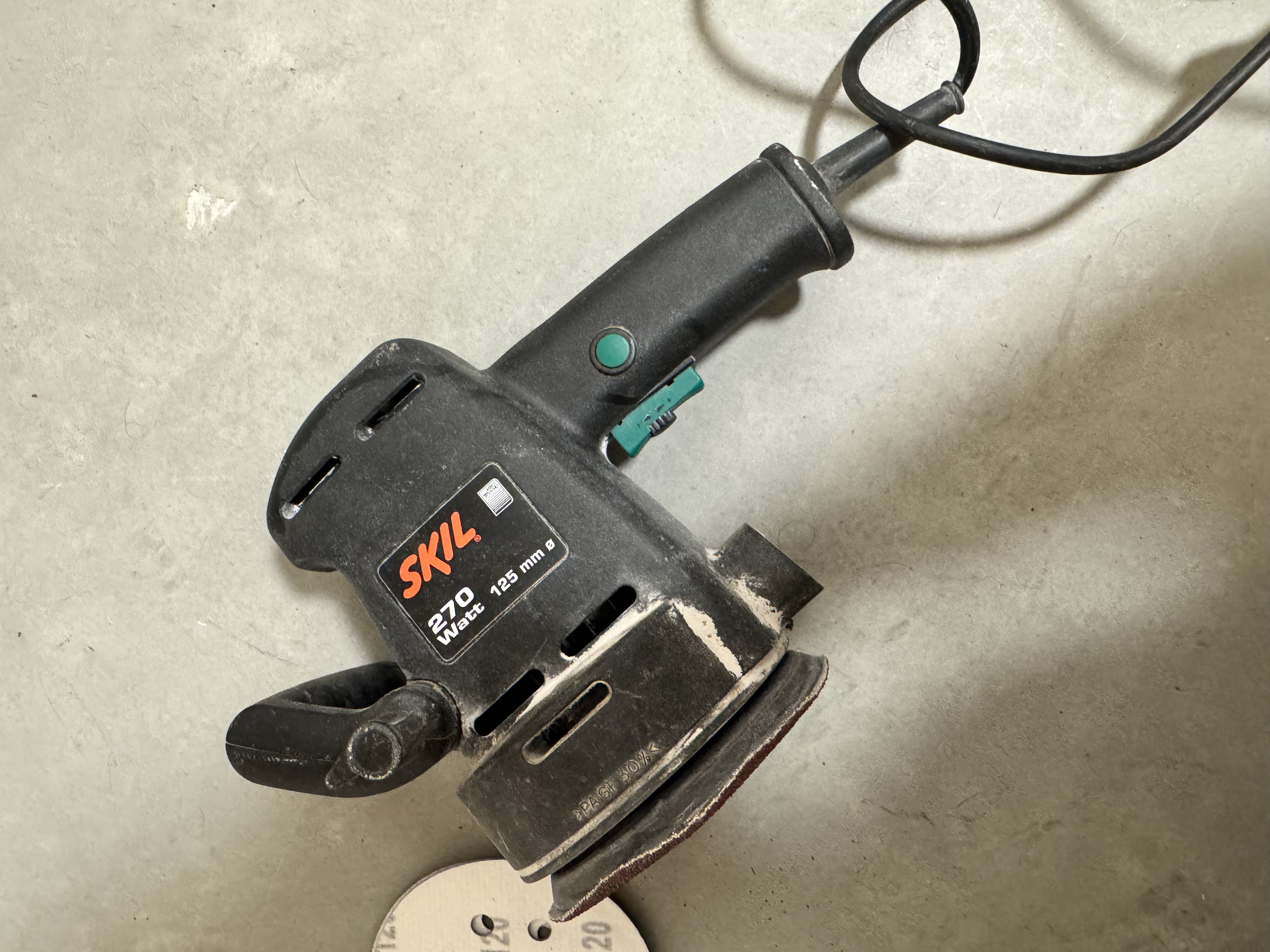 Elektrisk sirkulære pussemaskin