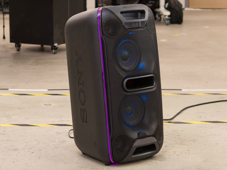 Sony party speaker with lights