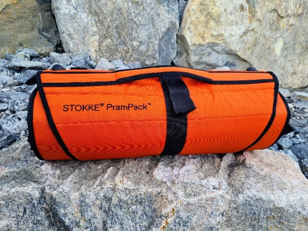 Stokke prampack for frakt av barnevogn