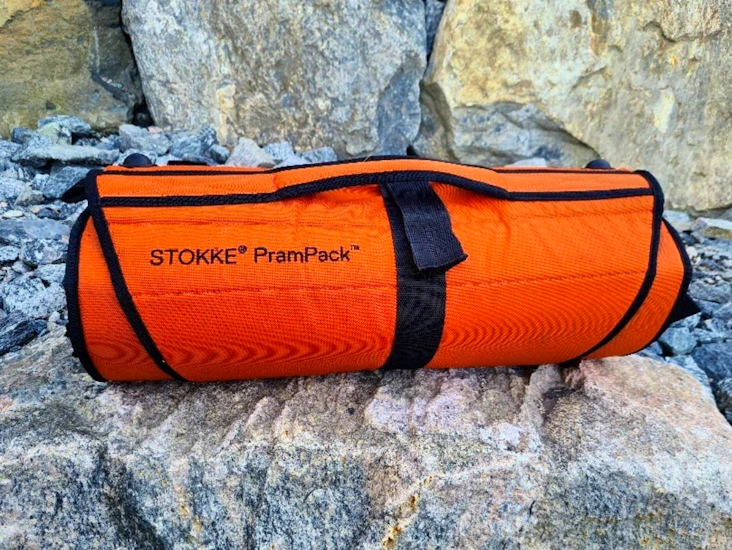 Stokke prampack for frakt av barnevogn