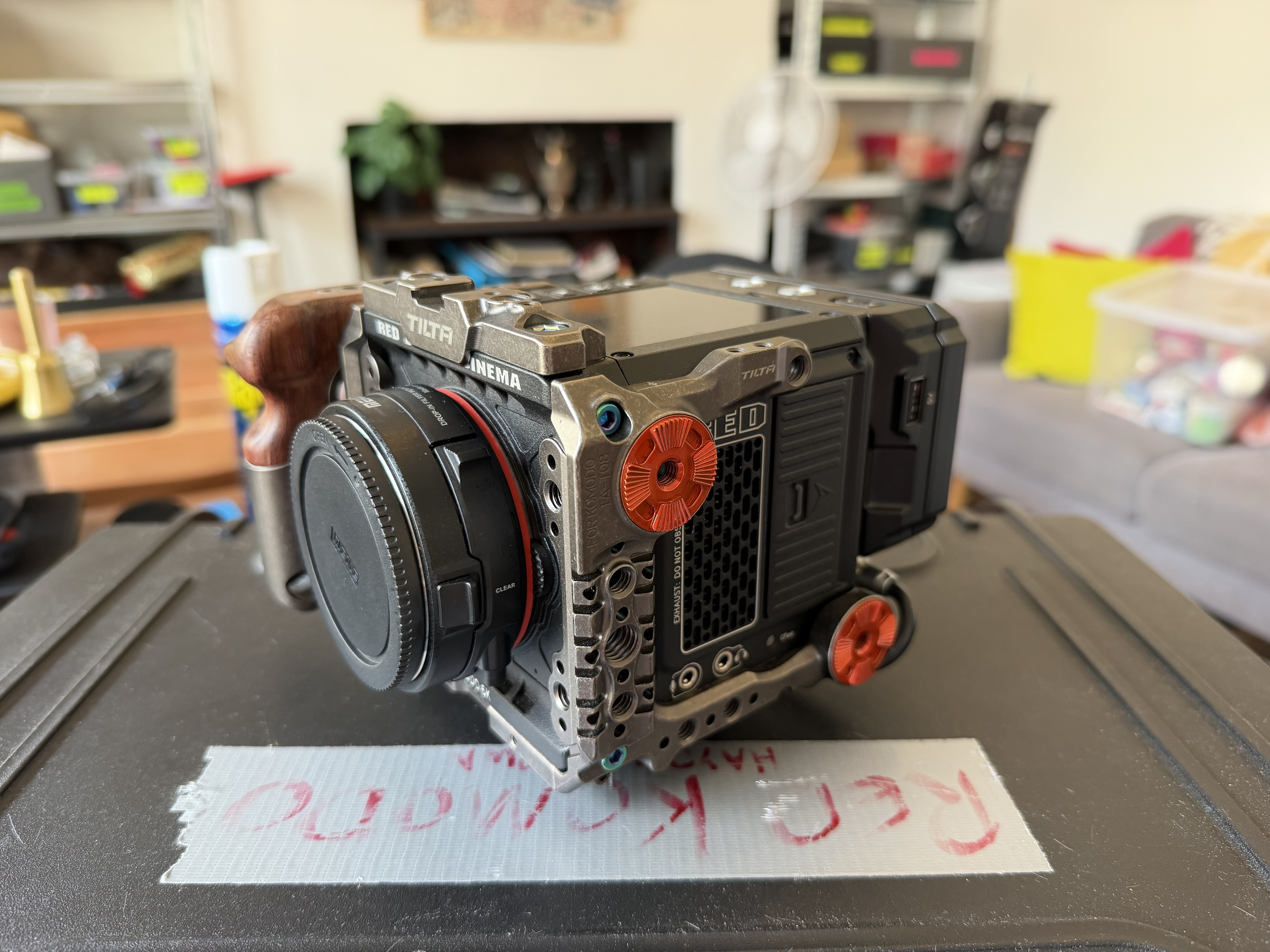Red komodo 6k + accessories/ef adapter