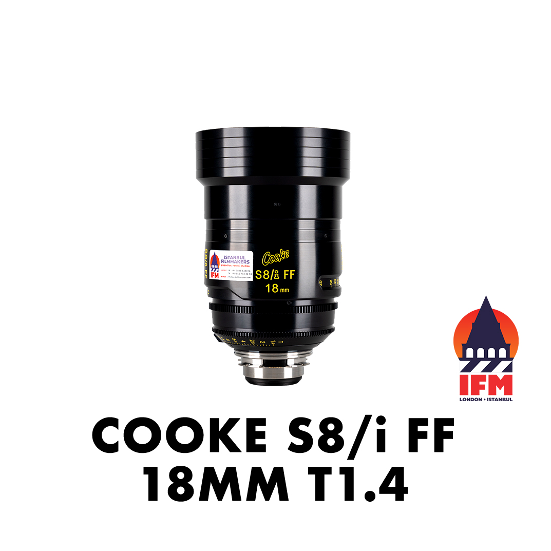  cooke s8/i ff 18mm t1.4 pl mount cine lens