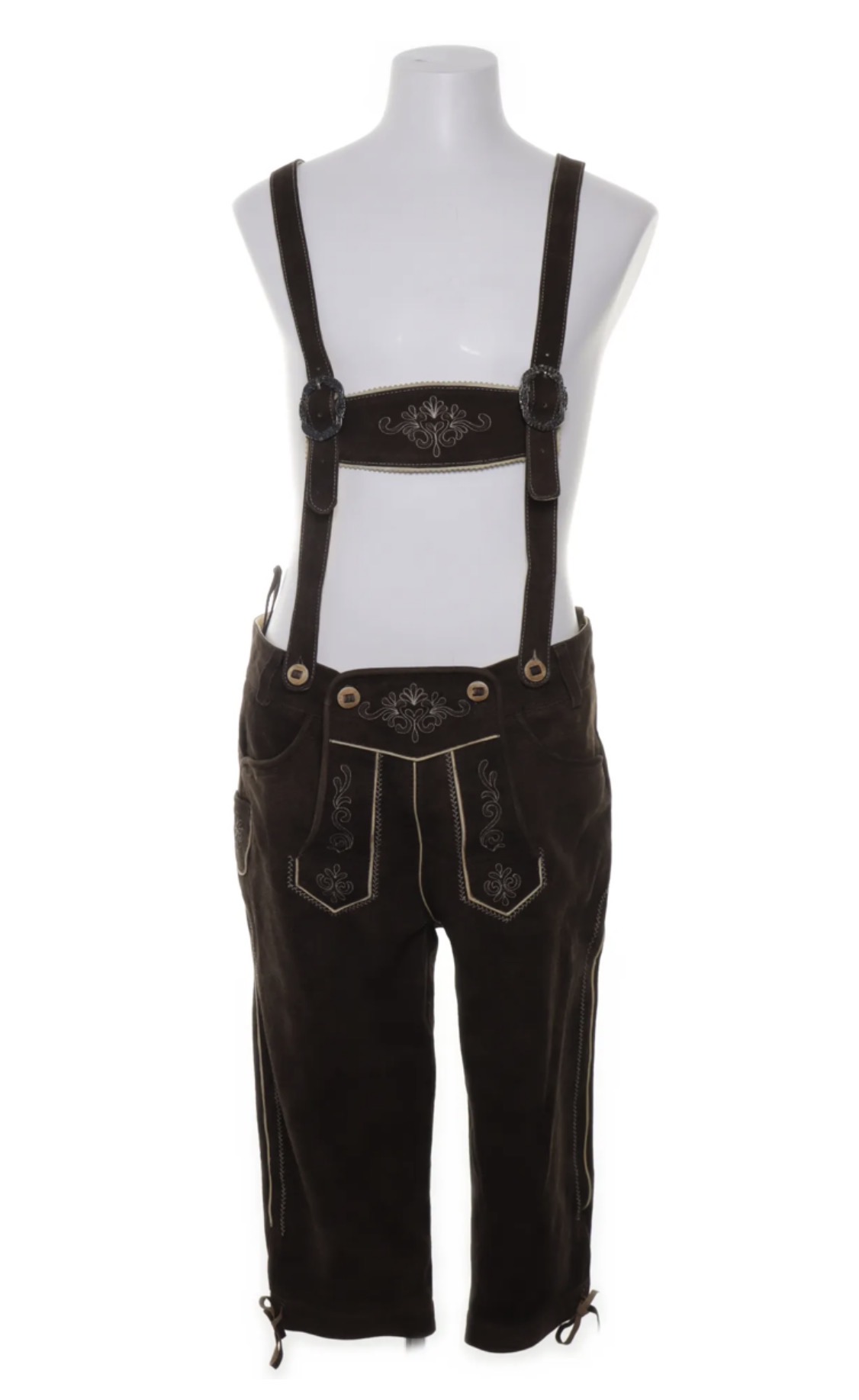 Lederhosen storlek 54 mörkbruna