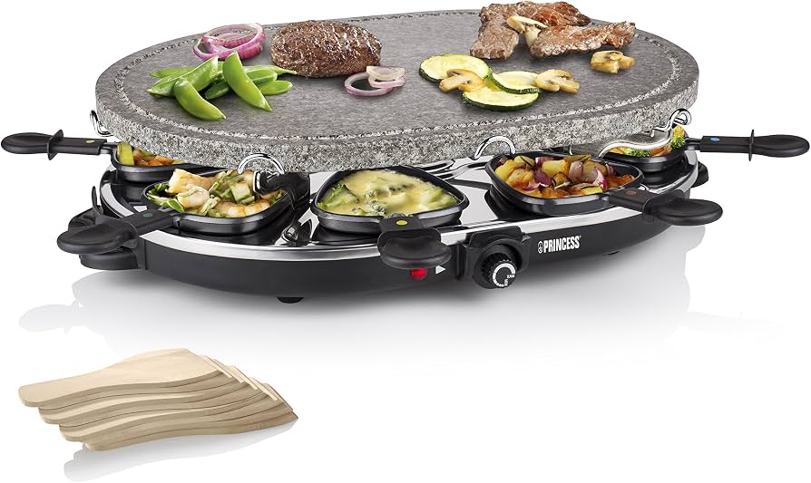 Raclette stone grill
