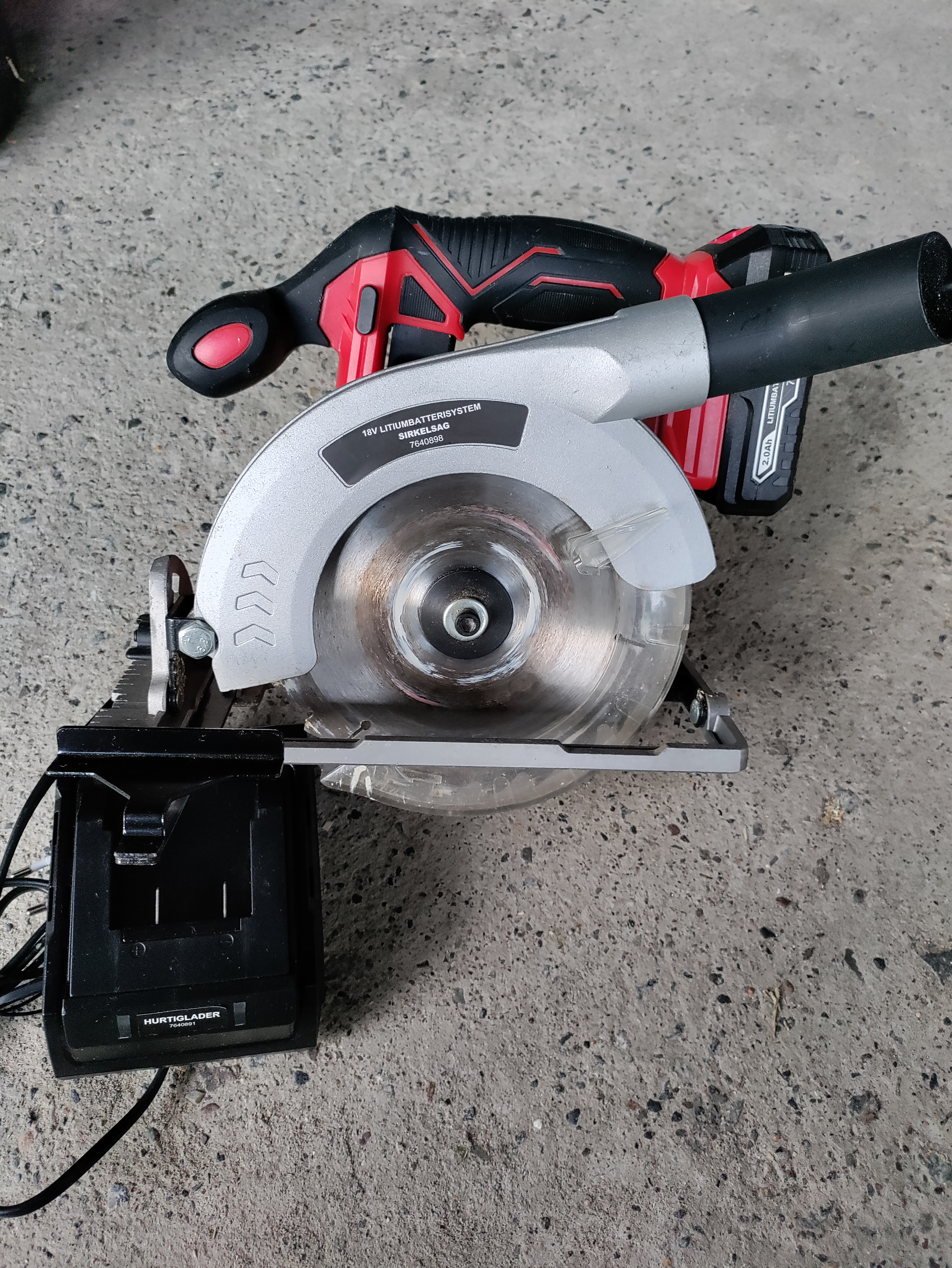 Sirkelsag q-powertools 18v