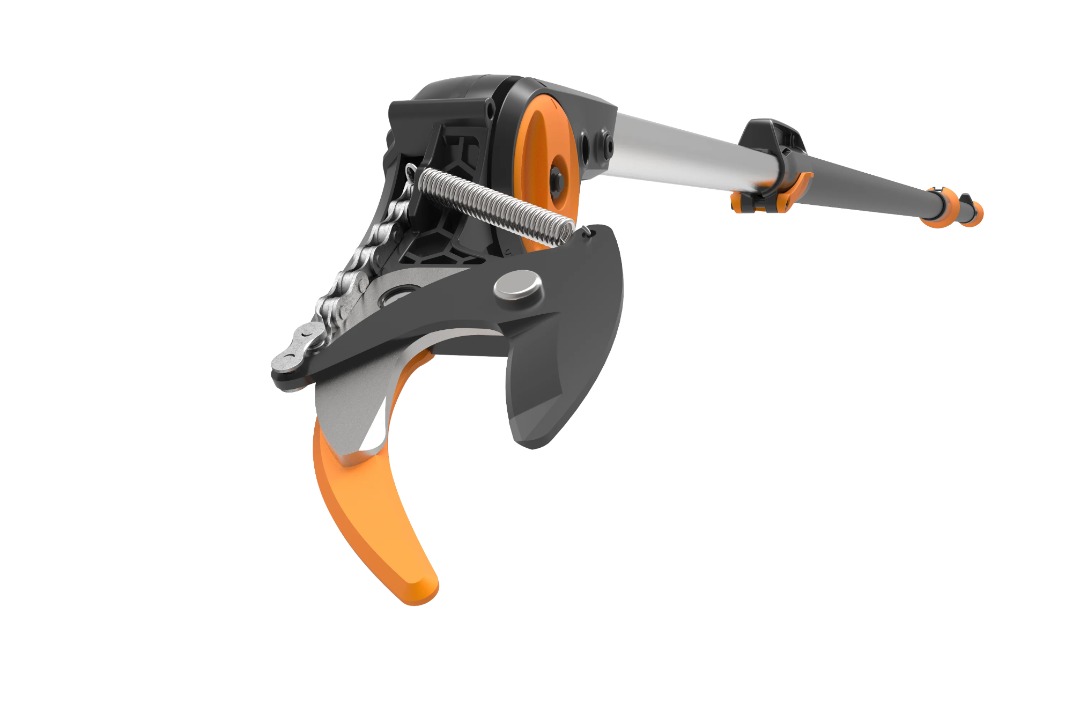 Grensax teleskopskaft från fiskars, 230-410cm