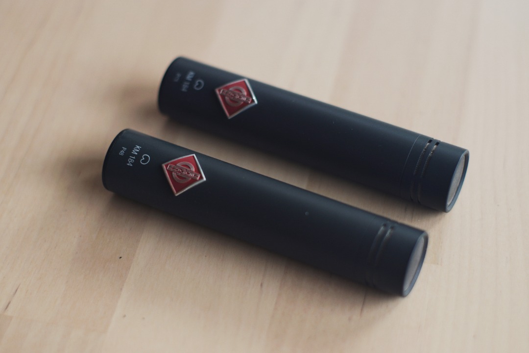 Neumann km184 - ett par kondensatormikrofoner