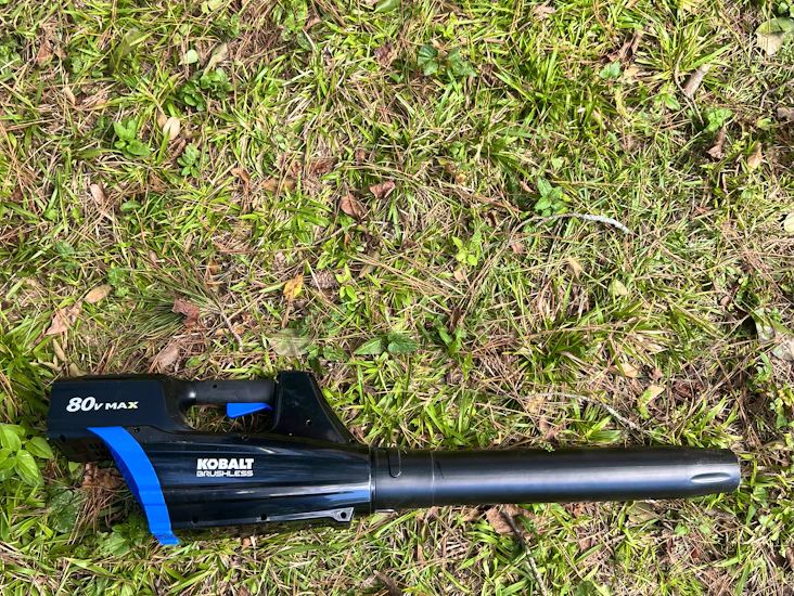 Kobalt 80v cordless brushless leaf blower