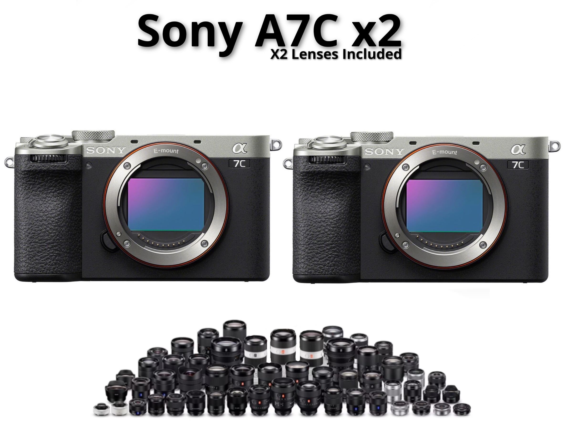 Sony a7c + two sony lenses